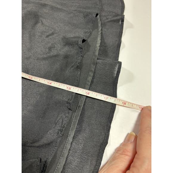 Karina Grimaldi Celine Mini Dress Black Medium Ruffled Adjustable Straps Mini - Picture 7 of 10